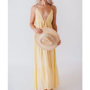 Plunging Maxi Dress